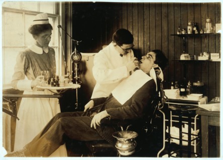 Dental work in Hospital at the Hood Rubber Company