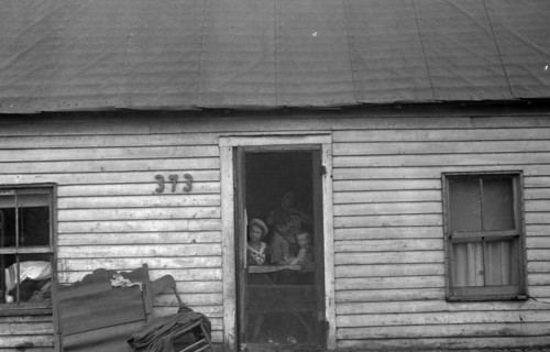 Dweller in Circleville's Hooverville, 1938