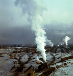 View of the railway yard at Proviso, Chicago, Illinois