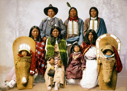 Utes Chief Sevara and family, c1899