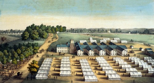 Mount Pleasant Hospitals, c.1862