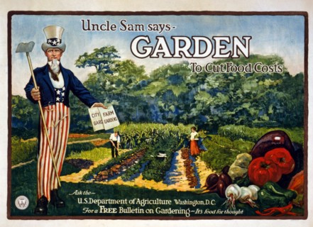 Poster showing an assortment of foods and dishes