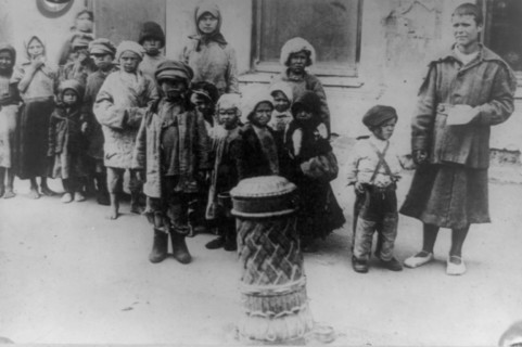 Conditions in the Russian starvation area c.1921