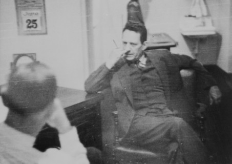 Frederick Duquesne in office of Harry Sawyer, 1941