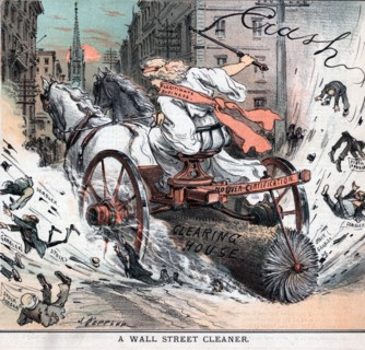 Wall Street cleaner by Joseph Ferdinand Keppler