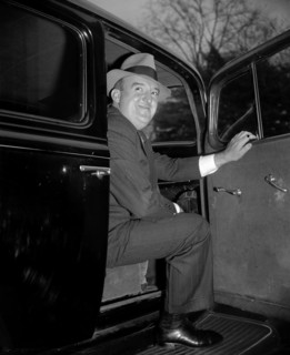 James Fay leaving the White House, 1938