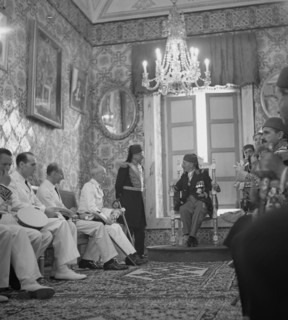 General Mast meeting the Bey of Tunis, 1943