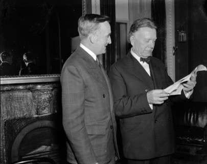 Senators Joseph A. O'Mahoney and William E. Borah,1937