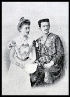 Portrait of Nicholas I of Montenegro and his wife