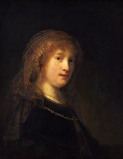 Rembrandt Harmenszoon van Rijn's painting titled 'Saskia van Uylenburgh'