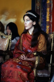Colour photograph of Hope Cook, Queen of Sikkim