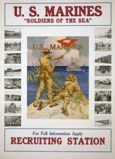 World War One US Marines enlistment Poster
