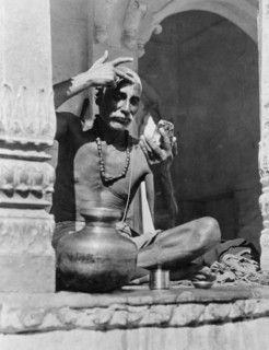 Photographic print of a Brahman Priest in India