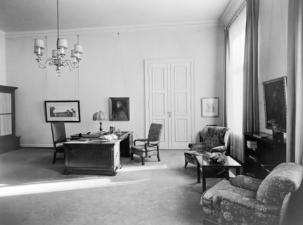 Office of Hitler's Secretary at the Reich's Chancellor's Building, Berlin, Germany 1938
