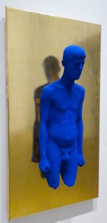Artwork titled 'Portrait-relief Raysse' by Yves Klein