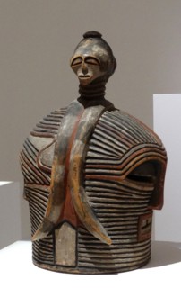 Janus helmet mask from the Congo, Songye