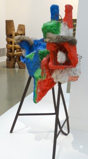 Polychrome plaster sculpture titled 'The Wink of œol' by Étienne Martin