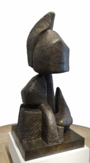 Bronze statue titled 'Composition' by Otto Freundlich