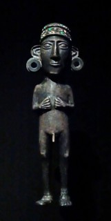 Inca silver figurine 1350-1532 AD, Peru or Bolivia