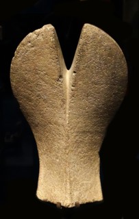 Mayan stone figure representing a Palm Leaf