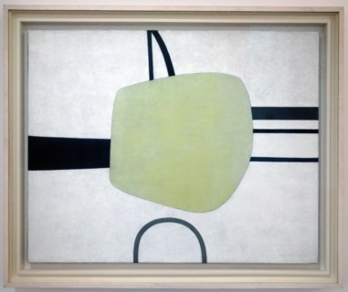 Abstract Composition 1933; Oil on wood, by French painter Jean Hélion (1904 - 1987).