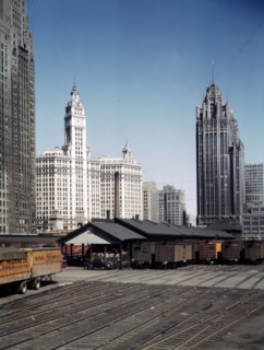 General view of part of the South Water Street, Illinois