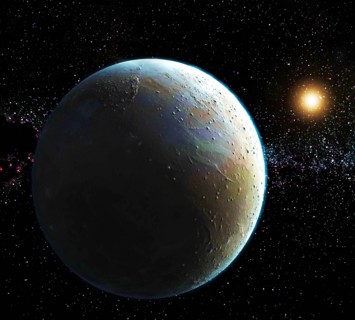 View of Pluto, artist's impression