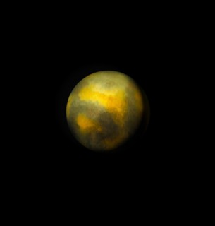View of Pluto artists impression