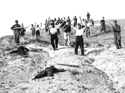 Spanish Civil War: Nationalist troops capture Republican soldiers In 1936, at the Battle of Somosierra