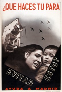 Spanish Civil War: A republican propaganda poster