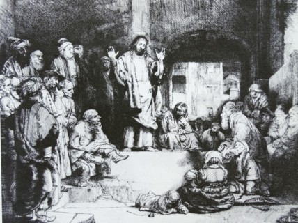 Christ Preaching (1652), by Rembrandt