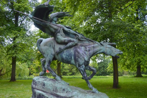Valkyrie statue 1908 by Stephan Abel Sinding