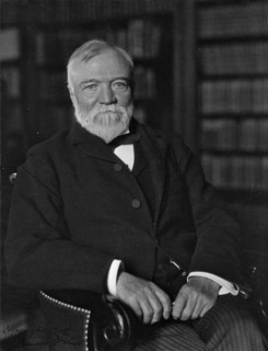 Photograph of Andrew Carnegie