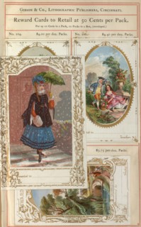 Highly coloured educational 'Reward Cards' for children