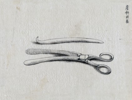 Scissor clamps and hooked probe