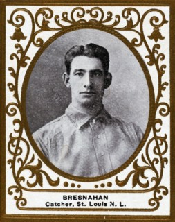 Roger Bresnahan, St. Louis Cardinals, baseball card portrait. Card set : Ramly Cigarettes. Issued by American Tobacco Company.
