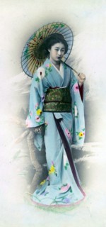 Japanese geisha.