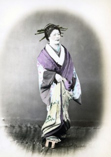 Japanese geisha.