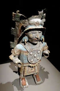 post-classical, Mayan, Anthropomorphic (ceramic) incense burner