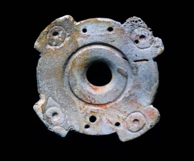 Mayan, pendant carved from a shell.