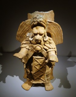Mayan doorway Censers made for burning incense,