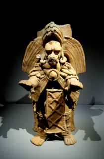 Mayan doorway Censers made for burning incense,