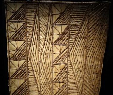 Samoan mid 19th century, flexible screen or tablet,