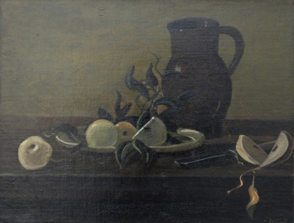 Still Life with grapes and pears 1938, By Andre Derain (1880 – 1954)