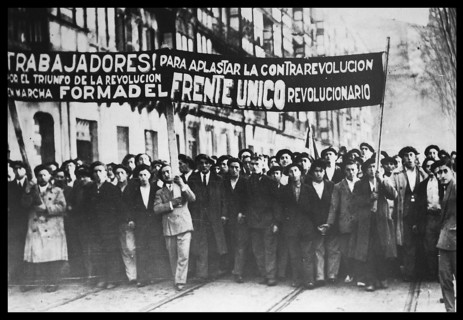 Republican demonstration in Madrid, Spain 1931