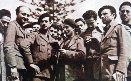Members of the International Brigade in Albacete