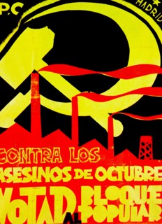 Spanish Communist party poster for the election of 1932