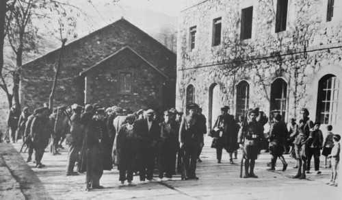 Prisoners captured during the uprising in Spain 1933.