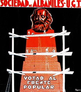 1936 Spanish left wing election poster