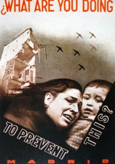 1936 Spanish Civil War republican propaganda poster